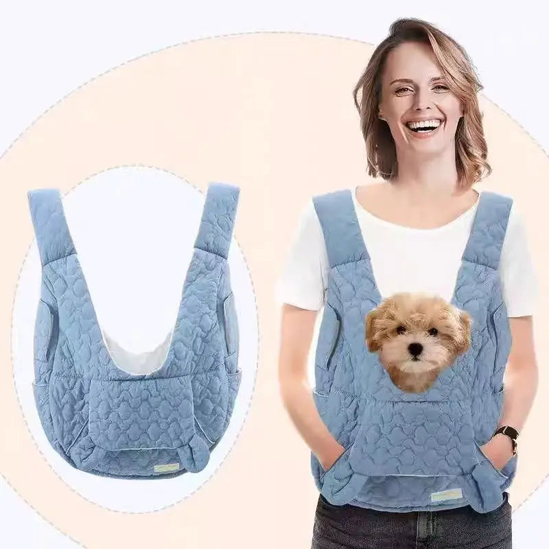 Mochila Transportadora para Perros y Gatos – Gran Capacidad, Impermeable y Resistente al Viento