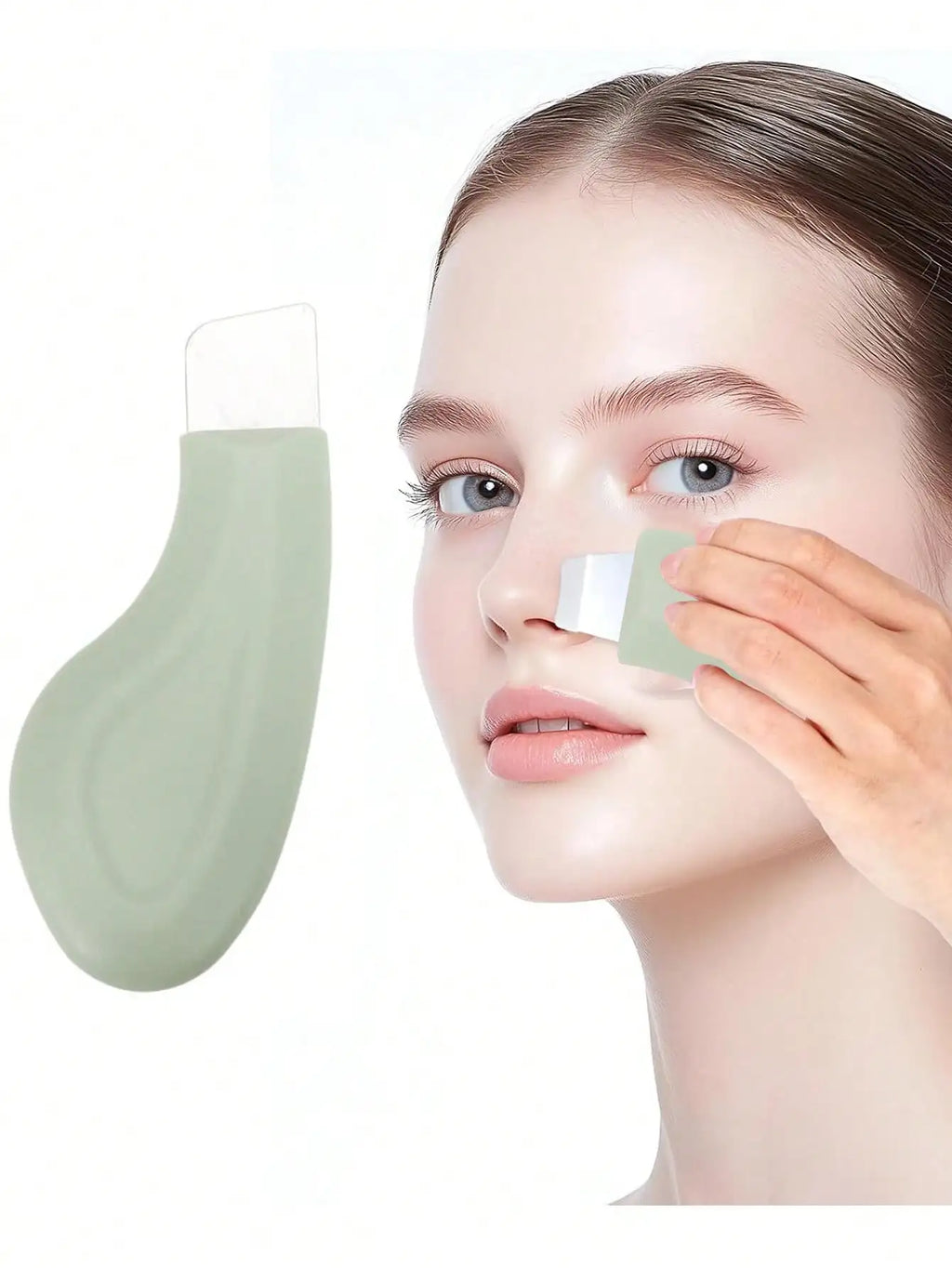 Removedor de Puntos Negros para la Nariz – Limpiador Suave de Poros, Espátula Facial de Silicona y Herramienta de Cuidado de Piel