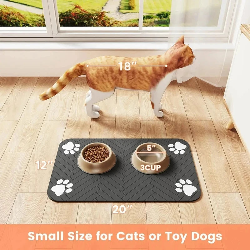 Alfombra Absorbente para Perros y Gatos – Tallas S/M/L, Impermeable y Antideslizante