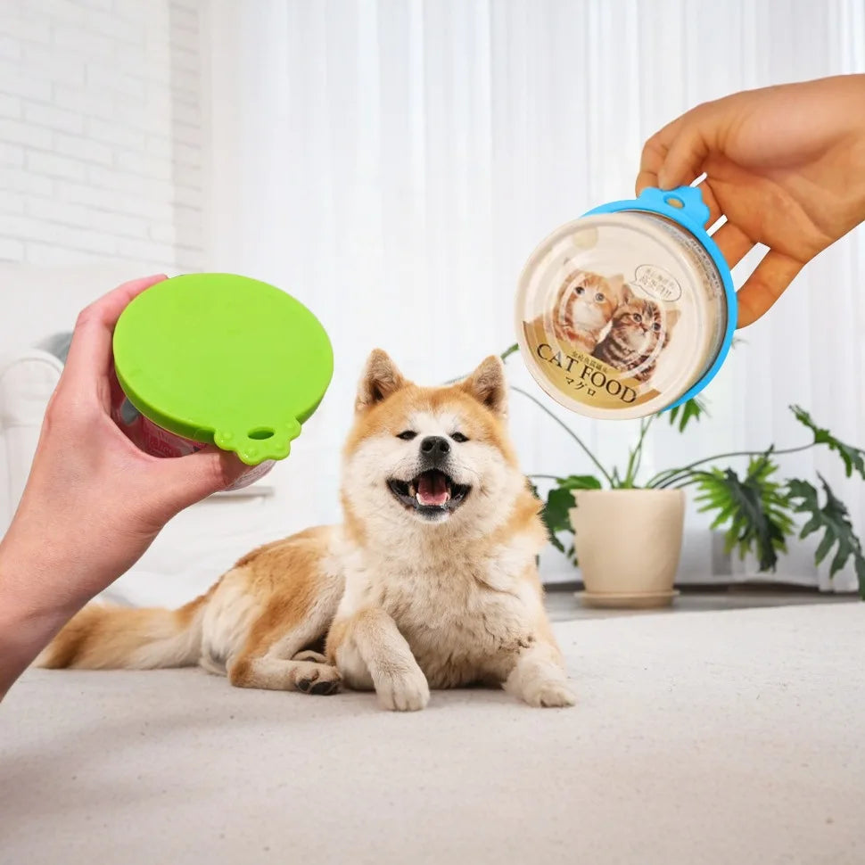 Tapas de Silicona Reutilizables para Frascos de Mascotas – Flexibles, Herméticas y Conservan la Frescura
